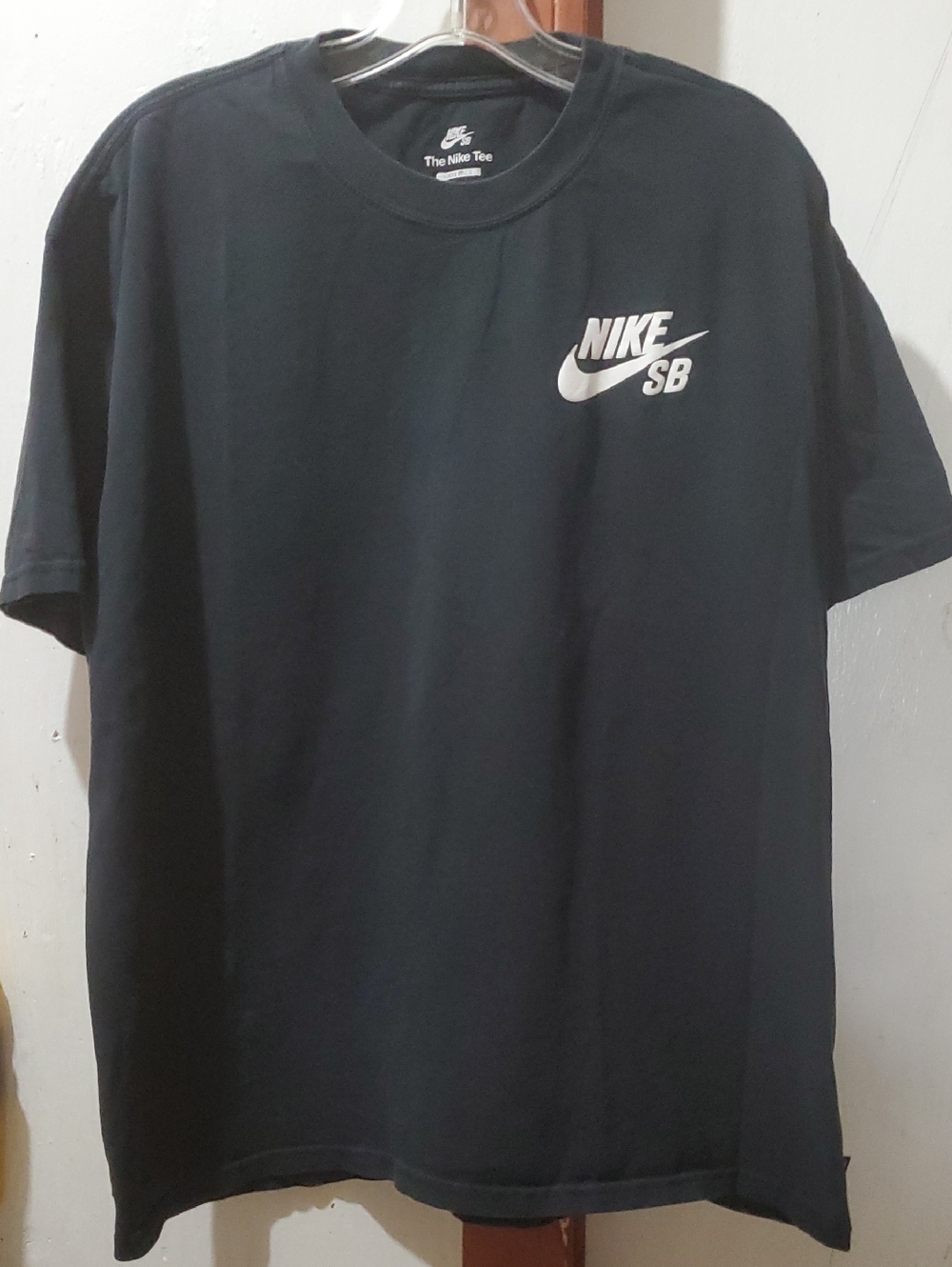 Nike SB Men’s Black  Loose Fit Logo T-Shirt Short Sleeve Size L/G